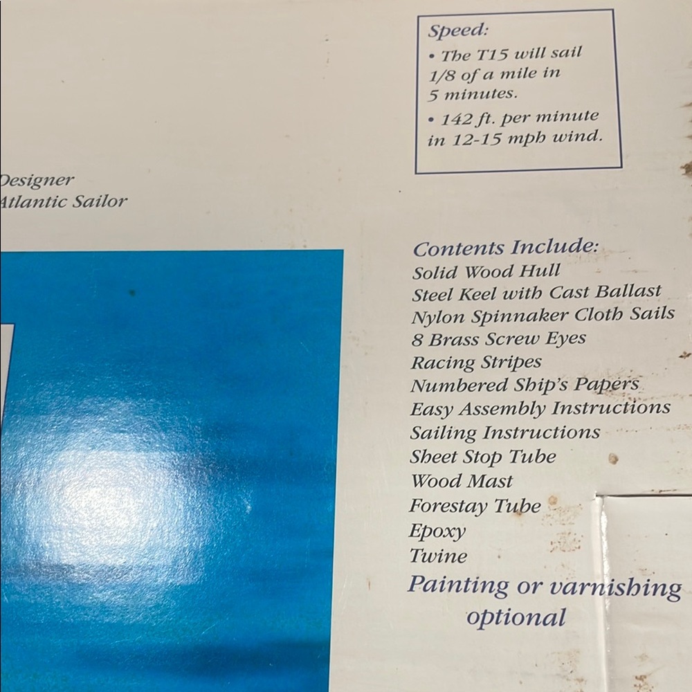 Tippecanoe T15 Racing Sloop Model - Picture 10 of 16